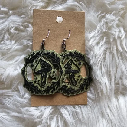 Enchanted Mushroom Earrings