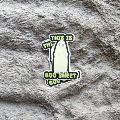 This is boo sheet sticker
