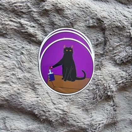 Kitty Potion Push Sticker